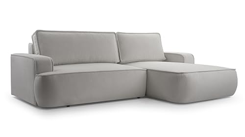 AXLIVING Ablia Sofa L Form mit Schlaffunktion Hellgrau 267 cm breit R AXLIVING Ablia Sofa L Form mit Schlaffunktion Hellgrau 267 cm breit R von AXLIVING