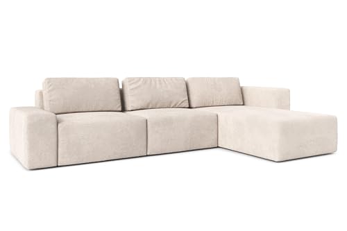 AXLIVING Arkleton Couch XXL L Form 360cm in Beige Komfort & Eleganz R von AXLIVING