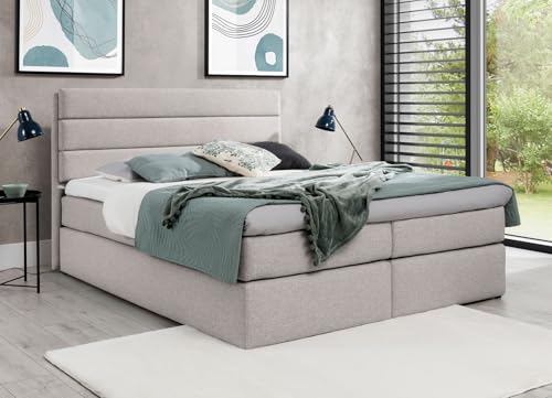 AXLIVING Boxspringbett 140x200 Beige Sequoio mit Stauraum und Topper AXLIVING Boxspringbett 140x200 Beige Sequoio mit Stauraum und Topper von AXLIVING