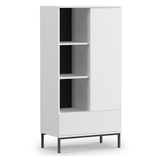 AXLIVING Bücherregal Modern „Queba QT03“ – 70 cm Breite, Design Weiß AXLIVING Bücherregal Modern „Queba QT03“ – 70 cm Breite, Design Weiß von AXLIVING