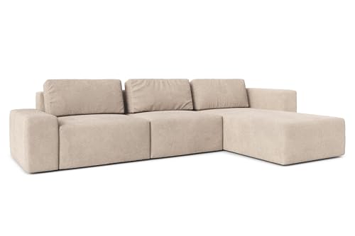 AXLIVING Couch XXL L Form Arkleton Ecksofa Groß Beige 360cm Komfort R AXLIVING Couch XXL L Form Arkleton Ecksofa Groß Beige 360cm Komfort R von AXLIVING