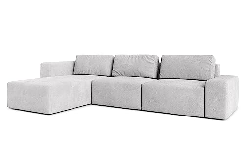 AXLIVING Couch XXL L Form Arkleton Ecksofa Groß Hellgrau 360cm Stil L AXLIVING Couch XXL L Form Arkleton Ecksofa Groß Hellgrau 360cm Stil L von AXLIVING