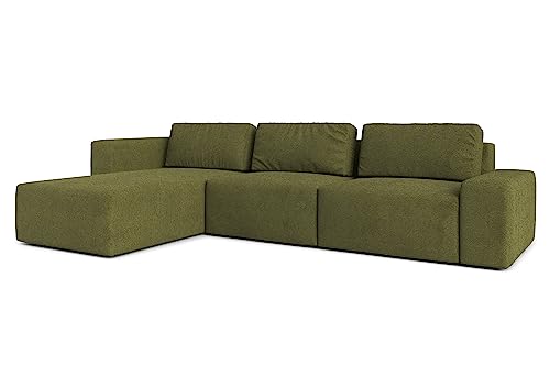 AXLIVING Couch XXL L Form Arkleton Ecksofa Grün 360cm Stil Komfort L von AXLIVING