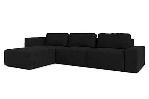 AXLIVING Couch XXL L Form Arkleton Ecksofa Schwarz 360cm – Modern L AXLIVING Couch XXL L Form Arkleton Ecksofa Schwarz 360cm – Modern L von AXLIVING