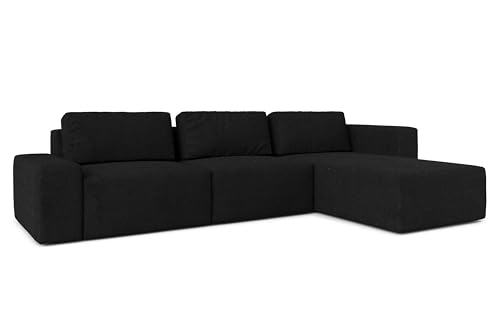 AXLIVING Couch XXL L Form Arkleton Ecksofa Schwarz 360cm – Modern R AXLIVING Couch XXL L Form Arkleton Ecksofa Schwarz 360cm – Modern R von AXLIVING