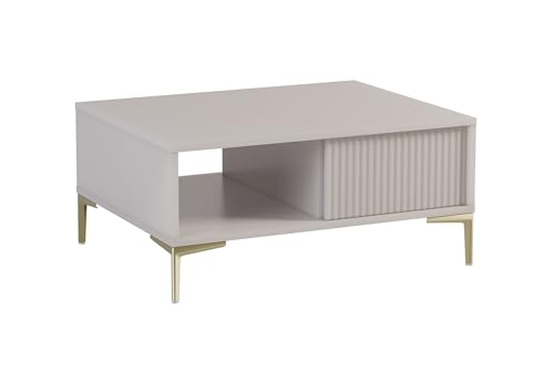 AXLIVING Couchtisch Modern Urgano ST – 89,5 cm breit, Modern Beige von AXLIVING