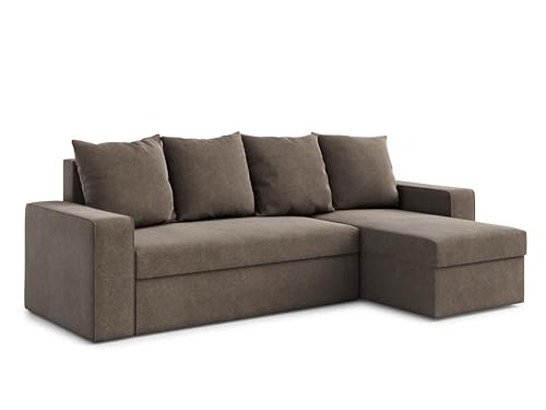 AXLIVING Eck Couch Klein Climpy 242 cm – Komfort & Stil in Braun AXLIVING Eck Couch Klein Climpy 242 cm – Komfort & Stil in Braun von AXLIVING