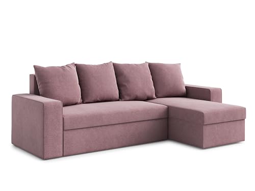 AXLIVING Eck Couch Klein Climpy 242cm – Funktional & Stilvoll in Rosa AXLIVING Eck Couch Klein Climpy 242cm – Funktional & Stilvoll in Rosa von AXLIVING