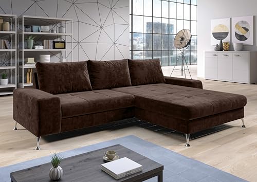 AXLIVING Eckschlafcouch mit Bettkasten Artemia 275 cm Braun Samt R AXLIVING Eckschlafcouch mit Bettkasten Artemia 275 cm Braun Samt R von AXLIVING