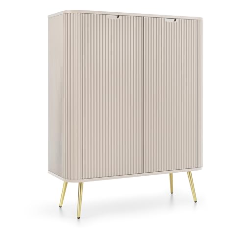 AXLIVING Highboard Schrank Salvia K103 103 cm Modern in Kaschmir von AXLIVING