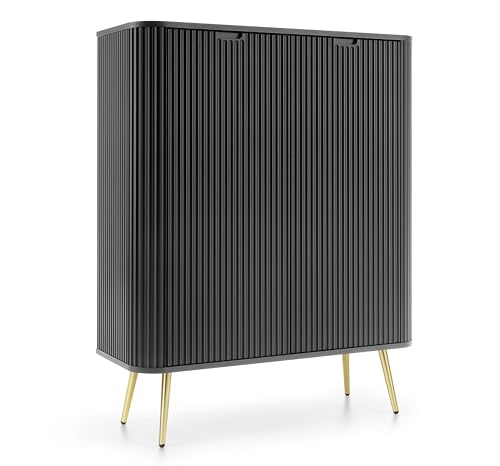 AXLIVING Highboard Schrank Salvia K103 103 cm breit Modern in Schwarz AXLIVING Highboard Schrank Salvia K103 103 cm breit Modern in Schwarz von AXLIVING