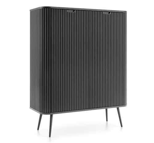 AXLIVING Highboard Schrank Salvia K103 103 cm breit Modern in Schwarz AXLIVING Highboard Schrank Salvia K103 103 cm breit Modern in Schwarz von AXLIVING