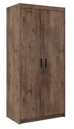 AXLIVING Kleiderschrank Eiche Lefkas Storicos 2D 89,7 cm, 2 türiger AXLIVING Kleiderschrank Eiche Lefkas Storicos 2D 89,7 cm, 2 türiger von AXLIVING