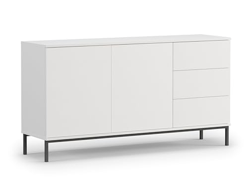 AXLIVING Kommode Schubladen „Queba QT01“ – 150 cm Breite, Modern Weiß von AXLIVING