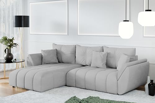 AXLIVING L Form Couch hellgrau Verciani Schlaffunktion Bettkasten 266 AXLIVING L Form Couch hellgrau Verciani Schlaffunktion Bettkasten 266 von AXLIVING