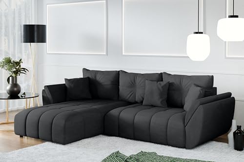 AXLIVING L Form Ecksofa dunkelgrau Verciani Schlaffunktion Bettkasten AXLIVING L Form Ecksofa dunkelgrau Verciani Schlaffunktion Bettkasten von AXLIVING
