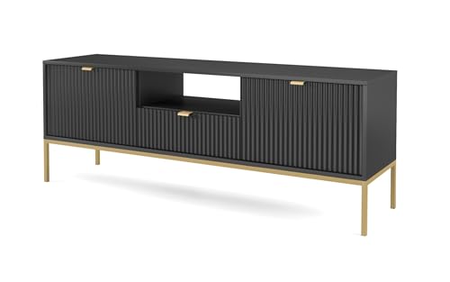 AXLIVING Lowboard TV Eternas RTV154 154 cm modernes Design, Schwarz AXLIVING Lowboard TV Eternas RTV154 154 cm modernes Design, Schwarz von AXLIVING