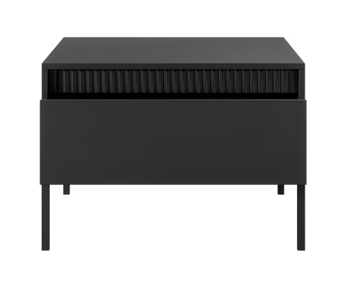 AXLIVING Moderner Couchtisch Schwarz Trentinis – Quadratisch, 68,1 cm von AXLIVING