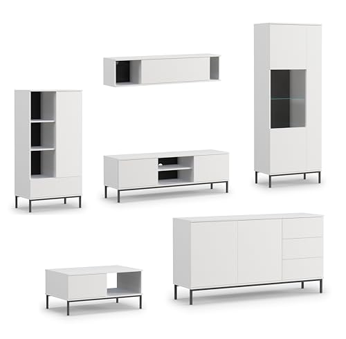 AXLIVING Möbel für Wohnzimmer Queba 2 – Stilvolles Design Modern Weiß AXLIVING Möbel für Wohnzimmer Queba 2 – Stilvolles Design Modern Weiß von AXLIVING