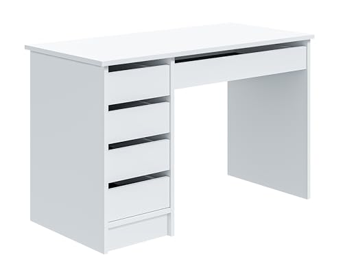 AXLIVING Offesio weiße Schreibtische 120 cm – kompakt & funktional AXLIVING Offesio weiße Schreibtische 120 cm – kompakt & funktional von AXLIVING