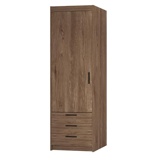 AXLIVING Schlafzimmer Schrank Storicos 1D3S Eiche Lefkas 59,9cm breit von AXLIVING