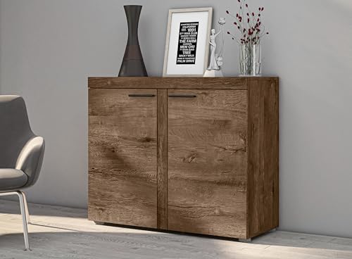 AXLIVING Schmal Kommode Spacoro 2D – Eleganz für Ihr Zuhause, Lefkas von AXLIVING