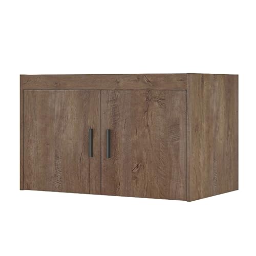 AXLIVING Schrankaufsatz Storicos 2D Eiche Lefkas 89,7x55x53 cm Modern von AXLIVING