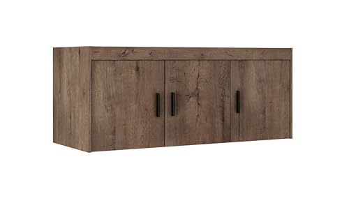 AXLIVING Schrankaufsatz Storicos 3D Eiche Lefkas 133 x 55,5 x 53 cm von AXLIVING