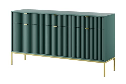 AXLIVING Sideboard mit Schubladen Eternas KSZ154 154 cm Modern Grün AXLIVING Sideboard mit Schubladen Eternas KSZ154 154 cm Modern Grün von AXLIVING
