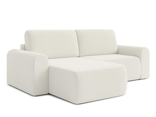 AXLIVING Sofa 250 cm Breit mit Schlaffunktion Otterton in Creme L von AXLIVING