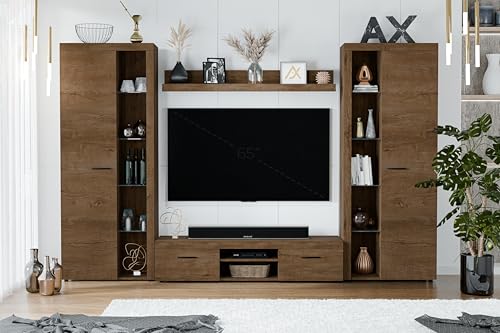 AXLIVING Spacoro XL Schrankwand Wohnzimmer modern 300 cm Lefkas von AXLIVING