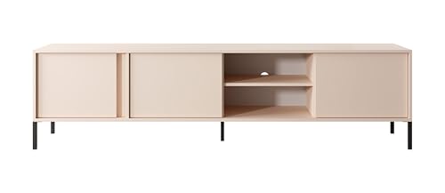 AXLIVING TV Lowboard beige Piemontesia – 202,9 cm Breite, modern AXLIVING TV Lowboard beige Piemontesia – 202,9 cm Breite, modern von AXLIVING
