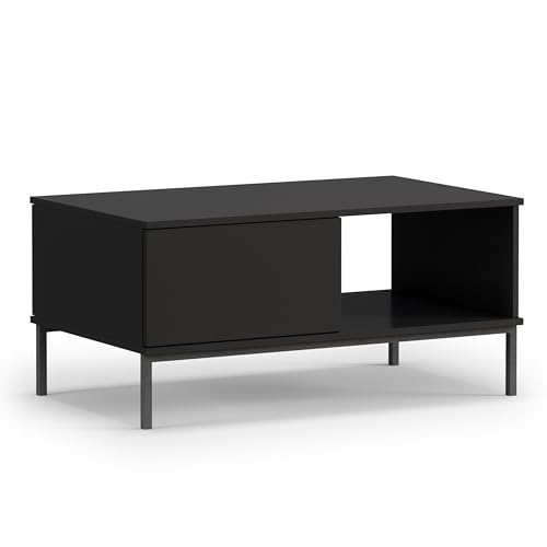 AXLIVING Wohnzimmer Tisch „Queba QT02“ – 100cm Breite, Modern Schwarz AXLIVING Wohnzimmer Tisch „Queba QT02“ – 100cm Breite, Modern Schwarz von AXLIVING