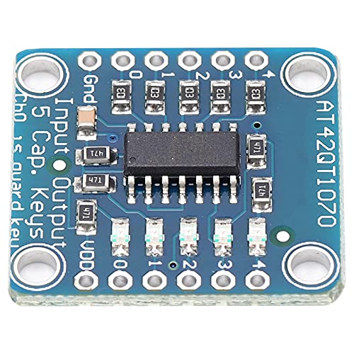 Detektormodul, praktisches Sensormodul stark für AT42QT1070 5-Pad für die meisten Menschen von AXOC