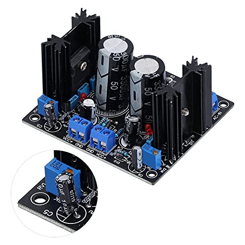 AXOC Stabilisierte Dual-Power-Platine, 0-10A geregelte Netzteilplatinen 3300UF 50V für die Stromversorgung von AXOC