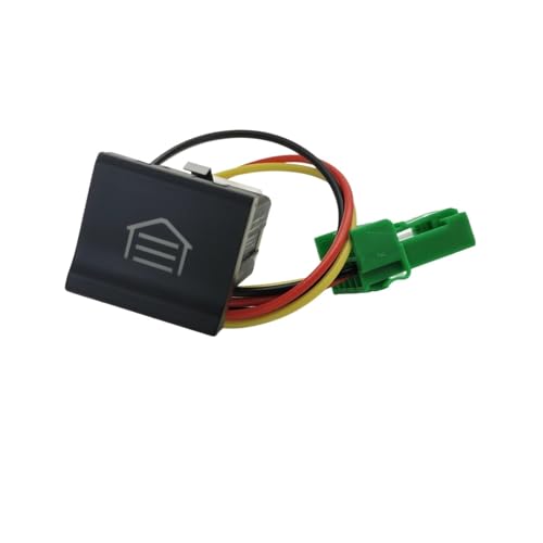 AXTGBHL Auto Rote LED DRL Licht Verpackung Radar Sensor Power On Off Musik Garage Schalter Druckknopf Fit for VW Polo 6C 2014 2015 Zubehör(Garage (locking)) von AXTGBHL