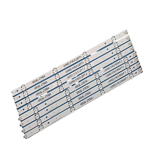 AXTGBHL LED Hintergrundbeleuchtung for fit for LG 49 "V16 Art3 2551 49" V16.5 Art3 2705 2706 49UH6500 49UH6507 49UH6509 49UH650 49UH652T 49UH664V 49UH668V von AXTGBHL