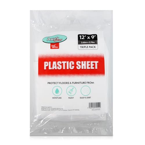 Axus Décor AXU/DSP129 Polyäthylen-Schutzfolie (3er-Pack) von Axus Décor