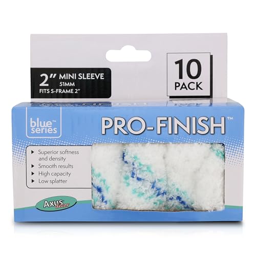 Axus Décor AXU/RB210 Pro Finish Flor-Roller, Medium – blau (10 Stück) von Axus Décor