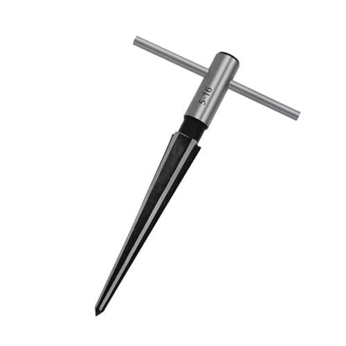 3–13 mm, 5–16 mm T-Griff, Kegelreibahle, Senkkopfbohrer, 6 geriffelte Sechskant-Rundfasen (5–16 mm, Rundschaft) von AXVOLA