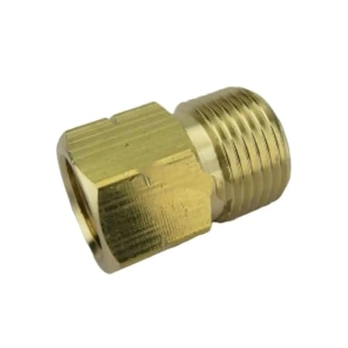 Messingadapter Kupfer-Reduzieradapter 3/8 Zoll 1/4 Zoll Linksgewinde for Gasherdgeräte(D) von AXVOLA