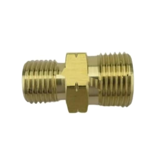 Messingadapter Kupfer-Reduzieradapter 3/8 Zoll 1/4 Zoll Linksgewinde for Gasherdgeräte(For Style E) von AXVOLA