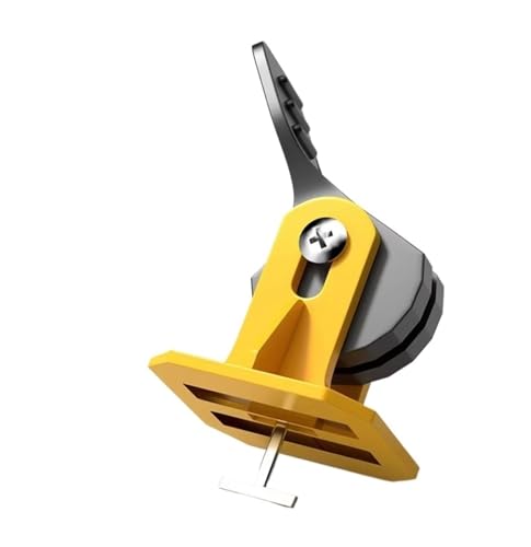 Wiederverwendbares Fliesen-Nivelliersystem-Set mit Fliesen-Nivellierer, Abstandshalter, Clip + T-Pin, Bodenfliesen, Verlegung, Nivellierung, Konstruktionswerkzeuge (100 Stück Clip und T-Pin) von AXVOLA