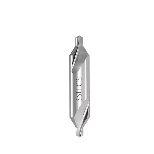 Zentrierbohrer 1pc HSS Zentrum Bohrer 60-Grad Winkel Bohren Bit Senker Werkzeuge(5.0mm) von AXVOLA
