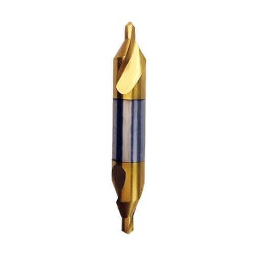 Zentrierbohrer 1set Zentrum Bohrer Kombiniert Zentrum Bohrer 60 Grad Senker Winkel Bit Metall Bohrer HSS-TIN(HSS TiN Coated,A2.0 (5mm)) von AXVOLA