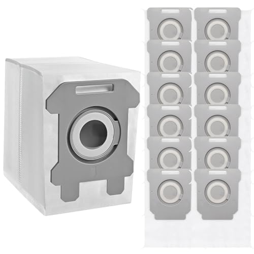 12 Stück Staubsaugerbeutel, Staubbeutel Kompatibel mit iRobot Roomba i7 i7+ i7 Plus, E5, E6, s9 s9+, Ersatz Beutel, Ersatzstaubbeutel Staubsaugerbeutel für Roomba Clean Base Absaugstation 12 Stück Staubsaugerbeutel, Staubbeutel Kompatibel mit iRobot Roomba i7 i7+ i7 Plus, E5, E6, s9 s9+, Ersatz Beutel, Ersatzstaubbeutel Staubsaugerbeutel für Roomba Clean Base Absaugstation von AXVRAV