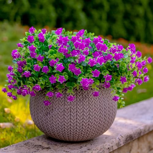 AXYLEX Künstliche Blumen für den Außenbereich, UV-beständig, 12 Bündel, künstliche Outdoor-Pflanzen, Kunststoffblumen, Büsche, Sträucher, kein Verblassen, künstliches Grün, Zuhause, Veranda, Stiele, AXYLEX Künstliche Blumen für den Außenbereich, UV-beständig, 12 Bündel, künstliche Outdoor-Pflanzen, Kunststoffblumen, Büsche, Sträucher, kein Verblassen, künstliches Grün, Zuhause, Veranda, Stiele, von AXYLEX