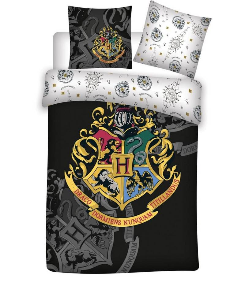 AY!Max Kinderbettwäsche Harry Potter Wende Bettwäsche 80 x 80 cm + 135 x 200 cm 100% Baumwolle von AY!Max