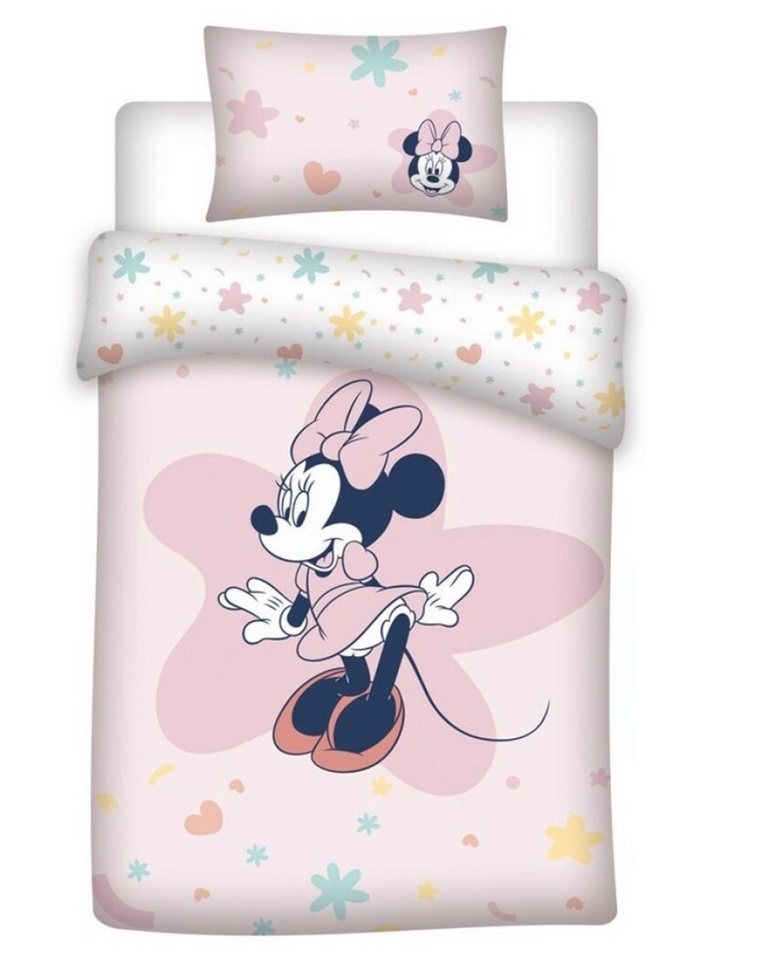 Babybettwäsche Disney Bettwäsche Minnie Mouse Babybettwäsche 100 x 135 cm, AY!Max von AY!Max