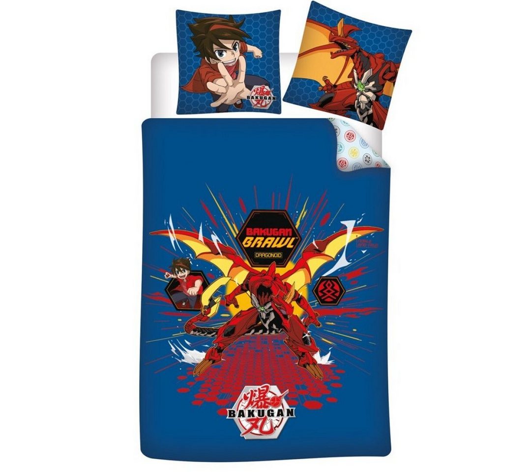 Bettwäsche Anime Bakugan Bettwäsche Set, AY!Max, Mikrofaser, Deckenbezug 135-140x200 cm Kissenbezug 63x63 cm von AY!Max